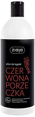 Ziaja Vegan Line (bagno di schiuma di ribes rosso)