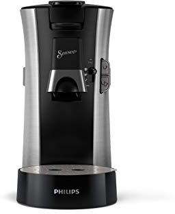 Philips SENSEO Select Machine à café à dosettes, Intensity Plus Crema Plus, Sauge, Une ou deux tasses à la fois, Bec verseur métallique ajustable (CSA250/11)