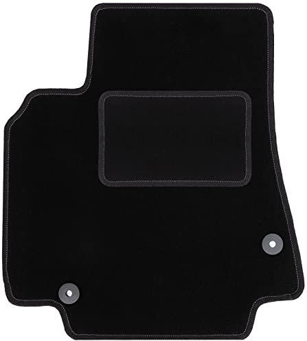 Wielganizator Automatte – Passend für Citroen Berlingo II Kombi, Multispace, 5-Sitzer 2008-2018 – Velours – Autozubehör - Auto Fußmatten – Fußmatte Auto – 1-teilig - schwarz