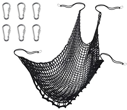 Climbing net treehouse accessories climbing net for swing set Cargo Net Rope Ladder with Double Layers of Polyester Capacity for Outdoor&Indoor Tree House Jungle Gyms (Size : 4.5X4.5m)