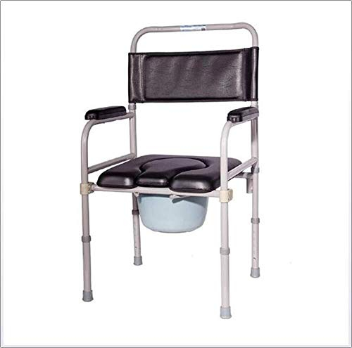 KOHARA Toilettenstuhl, Nachtkommode, multifunktionale Mobile Toilette, Sitzkissen, medizinische Hilfe, ältere Menschen, Behinderte, Rehabilitationsstuhl, Badewanne, Dusche, tragbare TOI
