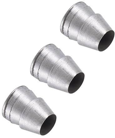 CoCud Round Handle Wedges, 10mm Diameter, Carbon Steel Metal Kit Hammer Handle Prevent Splitting Wedge - (Applications: for Axe Claw Hammer), 3-Pieces