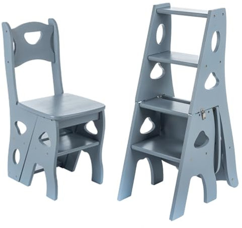 Folding Step Ladder Lightweight Portable Ladder, 4 Tier Display Stand For Home Stool And Storage Shelf
