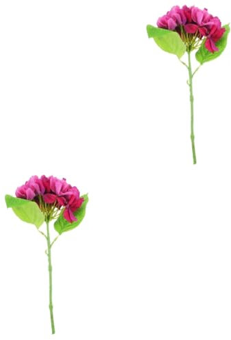 TOPBATHY 2St Party-Hortensienblume Partyzubehör Blumenstrauß arrangieren hochzeitsdeko künstliche hortensien wie künstliche Blumen Heimdekoration Hortensien- selber Machen