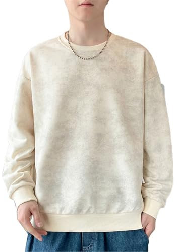 Seiizaa Otoño e Invierno Hombres Casual Deportes Multi-Cremallera Sudadera Jersey Camisa con Capucha-Apricot-S