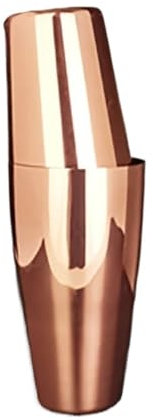 QIUYMGFG Shakers à Cocktails Cocktail Set Agitateur à Cocktail en Verre, 750ml, 750/600ml, 800/600ml, Boston Bar, Bouchon pour mélangeur de Bouteilles, verseur Jigger(Rose Gold 800l600ml)