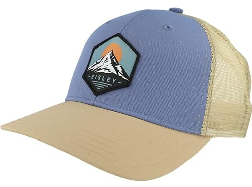 Eisley Unisex Glacier Cap Aus 100% Recyceltem Polyester Atmungsaktiv & Schnell Trocknend Snapbackverschluss, Milky Blue, Einheitsgröße EU