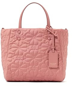 kate spade new york womens Tilly Quilted Fabric Small Tote, Cosmetic Pink, One Size