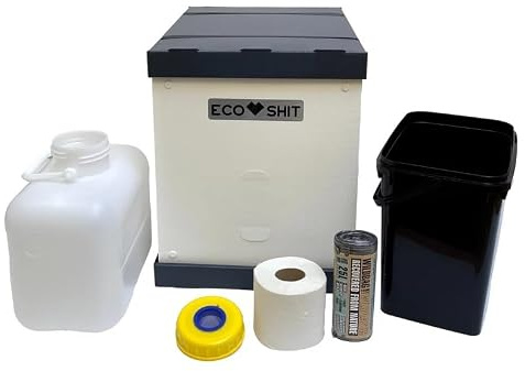 EcoShit Notfallklo, Trenntoilette, Bunkerklo, für Camping oder Katastrophen, Eco2 Pro