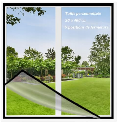 Yuly Filet de Fenêtres Protection sans Perçage,Filet de Protection Chat,Moustiquaire de fenêtre pour terrasse, Balcon,Anti-moustiques et Insectes,Taille Personnalisée,Filet Anti Oiseaux