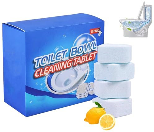 Detergente per WC, Pastiglie per la pulizia del WC, Disincrostante ad alta resistenza, Pulizia profonda e fresca dello sporco per la famiglia (1box)