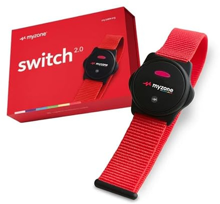 Myzone Switch Physical Activity Heart Rate Monitor – A Water Proof Fitness Tracker for Wrists, Arms & Chest