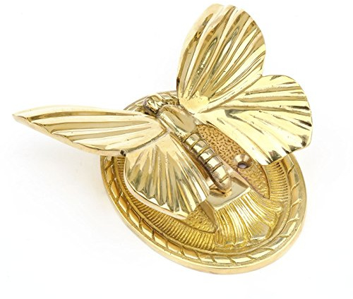 Castelion® Solid Brass Butterfly Door Knocker