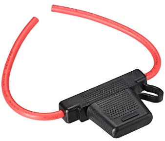 sourcing map Auto Sicherungshalter Inline 8 AWG Kfz Wasserdicht Schwarz | für MAXI Sicherung