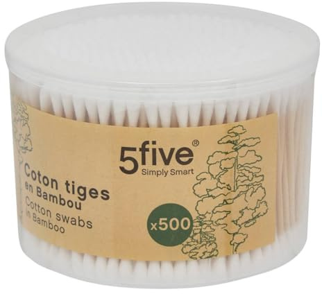5five - Caja de 500 bastoncillos de bambú