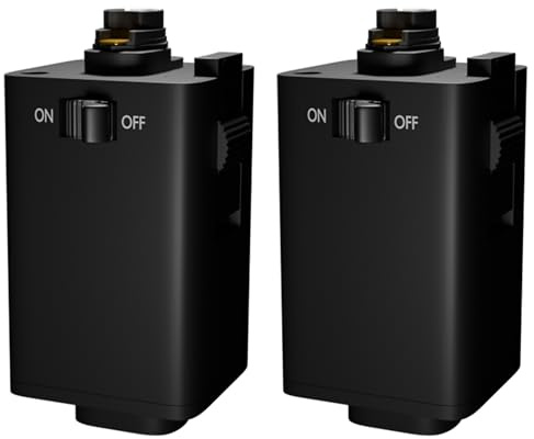 OHLECTRIC Pendant Track Adapter (2 Pack) - Track Light Adapter for H Track Only - Halo Track Adapter Supports Weight Up to Maximum of 10 Lbs and SVT 18/3 Wire - Black