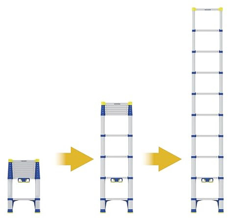 Werner Soft Close Telescopic Extension Ladder 2.9m