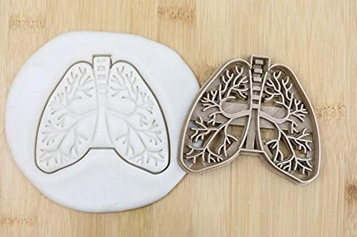 Organ Lunge Cookie Cutter Fondant Keksstempel/Ausstechform Keksausstecher Plätzchen ca. 8cm
