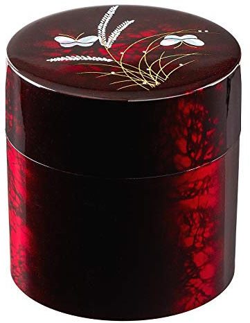 Teedose MUSASHINO hergestellt in Japan Ø 8,8, H.9,2 cm