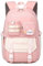 FANDARE Zaino per bambini Zaini Casual Zaini Cartelle Zaino Scuola Borse Elementare Zaino Ragazze Ragazzi Zainetto per Studenti Primarie Viaggiare Università Uomo Donna Zainetto Rosa