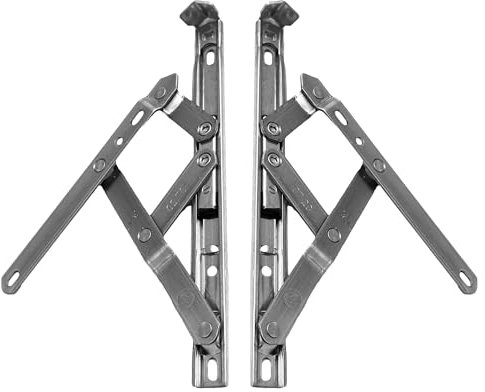 uPVC Universal Window Hinge Double Glazing Friction Stay PVC 17mm Stack 8 inch Universally Handed Ferretic Stainless Steel Grade 430