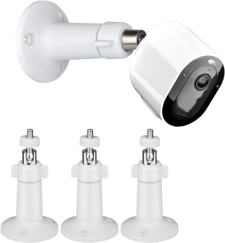 Soporte de Pared para cámara de Seguridad para Arlo Pro 4/3/2,Arlo Ultra/Ultra 2,Arlo Go,Arlo Essential Spotlight,Ring Stick UP Plug in,Eufycam 2/2C Camera,Soporte de Montaje para Ring/Arlo/Eufy/Wyze