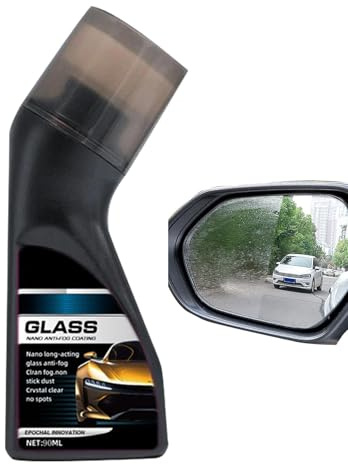 Tratamiento Vítreo Para Parabrisas Antiempañante Con Cepillo Parabrisas | Agente Antivaho E Impermeabilizante De Coche Gel Desempañante Y Removedor De Agua Para Ventanas Automotrices, Pantallas Y