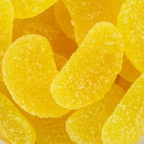 Twist Ingredients- Jelly Slices - Lemon Flavoured Jelly Segment Cake Toppers - 1kg Edible Cupcake/Cake Decorations - Perfect for Lemon Drizzle Cake