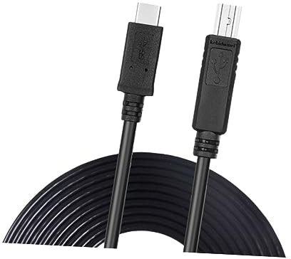 EXCEART 5m Cable De Impresora Usb Tipo c De Metros Cable De Datos Para Escáner De Impresora Para Dispositivos Compatibles Tipo c