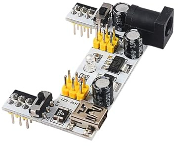 MB102 Breadboard Power Supply Module White Breadboard Dedicated Power Module 2 Way 3.3V 5V MB102 Bread Board USB Supply