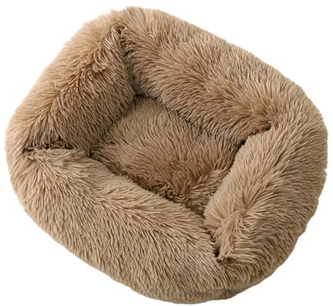 Haustier-Sofabett mit verdicktem Plüschkissen für drinnen und gemütliches Nickerchen, bequemes Hunde- und Katzenbett mit abnehmbarem Bezug, mehrere