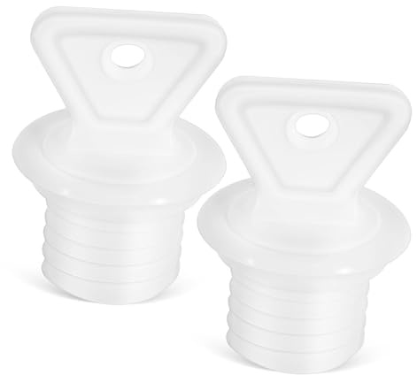 UKCOCO 2pcs Hot Water Bottle Replacement Rubber Stoppers 22.5mm Caps Anti-Leak Small Plugs for Portable Hot Water Bags and Sack Sealing