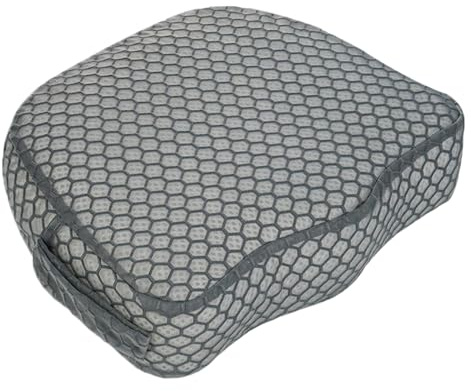 Hot Tub Booster Seat For Adults, 5 Thick Quick Sink Hot Tub Booster Seat With Non Slip Bottom & 3D Air Mesh For Indoor Outdoor, Grey