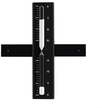 TONIXY 15-Minuten-Holz-Sauna-Sanduhr-Timer, Wandmontage, drehbar, hitzebeständig, Sanduhr für Dampfbad oder Heim-Sauna Umgebung (A)