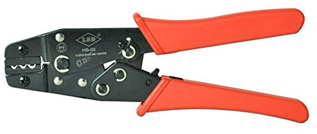 Mini Hand Crimping Pliers for Non-Insulated Cable Links 0.25-2.5mm² Crimping Tool