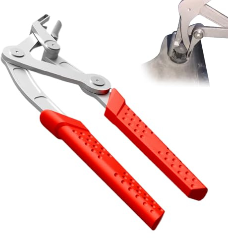 ZHUMCCY Herramienta para Quitar Clips | Herramientas Manuales Antideslizantes de Acero Inoxidable | Alicates para Clips de Coche, Extractor de Molduras,para Sujetadores Remaches Grapas Tapicería