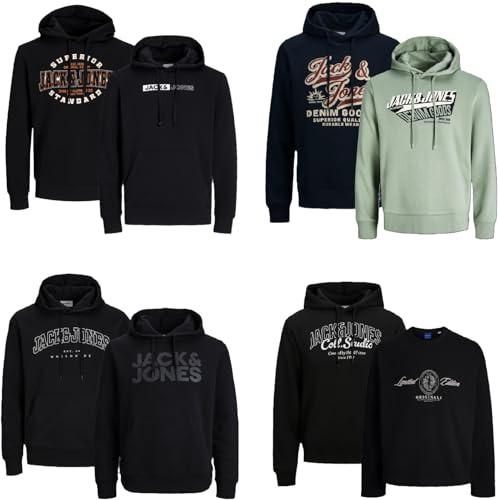 Jack & Jones Tim Original Jeans för män, Förpackning med 2 @ 26, XL