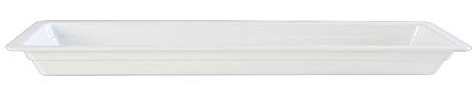 Restaurant Essentials Gastronorm pan melamine container, 2/4 size, 40mm/ 1 1/2 deep, comes in each