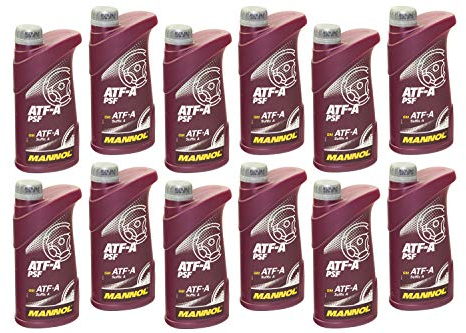 Hydraulikflüssigkeit Servoöl Getriebeöl MANNOL ATF-A PSF 12 Liter