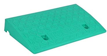 ANSNOW Einkaufszentrum-Rampen, Rutschfeste Rollstuhlrampen, Leicht Zu Tragen, Multifunktionale Bergauf-Pad, Auto-Bordsteinrampen, Hunderampen/Grün/50 * 22 * 5Cm