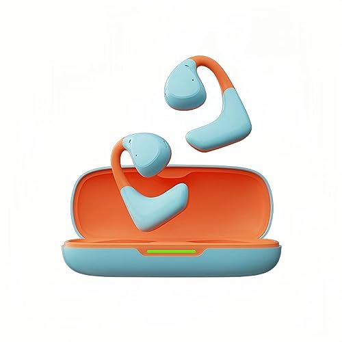 Open Ear Kopfhörer kabellos Sport drahtlos Ohrclip Bluetooth Headset Luftleitung Air Bone Conduction Headphones Sportkopfhörer Bluetooth Wireless Earclip Kopfhörer Earbuds für Joggen Radfahren Workout