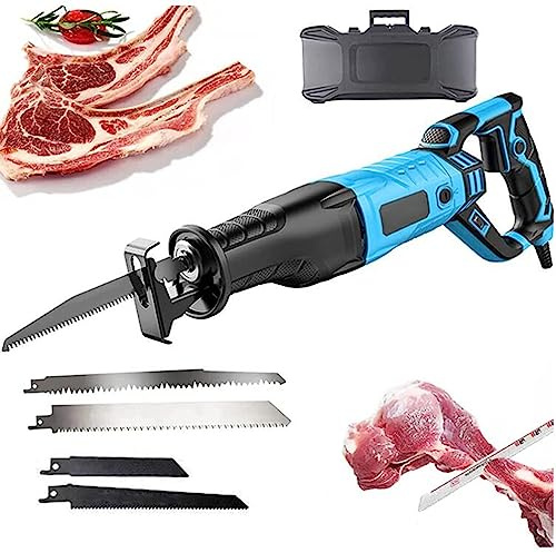 Electric Bone Saw,Professional Electric Bone Saw Machine, 1050W/3000W Home Butchers Saw Hacksaw Handheld for Cutting Meat/Bones, Multifunctional Bone Saw, 6-Speed Speed Regulation,