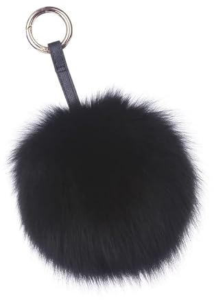 xinshibao Pom Pom Anhänger Pelz Bommel Schlüsselanhänger Taschenanhänger Schlüssel Pelz-Anhänger für Handtaschen, Rückspiegel im Auto