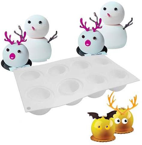 QIUMING spitze fondant matte form Silikonform Kugel silikonform spitzenform Kuchen-Spitzen-Form Leichtes Lösen Und Reinigen für Mousse, Desserts und zur Dekoration von Zucker-Kuchen