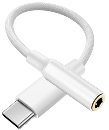 Critin USB C to 3.5mm Jack Headphone Adapter,Type C to Aux Audio | Converter Compatible with iPhone 17/16/15 Series, Samsung Galaxy S24/S23/S22/S21 Ultra, Huawei, Pixel, iPad Pro, etc