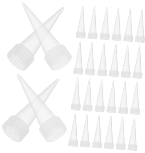 HAWILLOSCH Kartuschen-düsen-set – 100-teilige Kartuschenspitzen Kartuschendüsenspitzen Kartuschen-applikatordüsen Transparente Puzzle-kleberdüsen