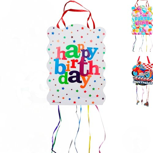 Piñata Cumpleaños Infantil - Piñata - Piñata Cumpleaños - Piñatas Infantiles - Para Regalar - Piñatas Grande para Rellenar - Piñata Grande - Pinata Aniversario PARTY4EVER