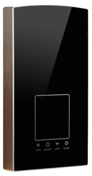 CAINV Chauffe-Eau électrique Chauffe-Eau Électrique Numérique LCD 8500W, Commande Vocale, Température Constante, Chauffe-Eau Instantané sans Réservoir sous/au-Dessus de l'évier(Gold)