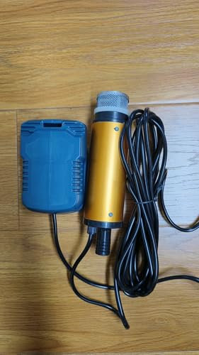 TPDL Sump Pump Submersible Water Pump Compatible with Dwalt 20V Battery, 635GPH Rain Barrel Water Transfer Pump with 5M Water Pipe, Switch Deep Submersible Water Pump for Pool Garden Fish Tank