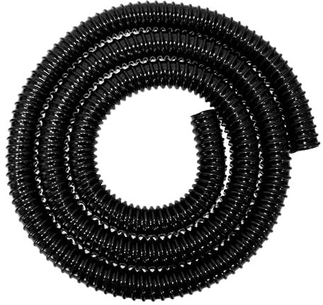 B2C 1'' Flexible Water Butt Connection Pipe/Overflow Hose (25mm) Optional Connector & Wire Clips for Efficient Drain Garden Irrigation Rainwater Harvesting Flexi Plastic (2m Pipe)